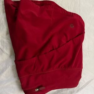 Red speed up lululemon shorts 2.5